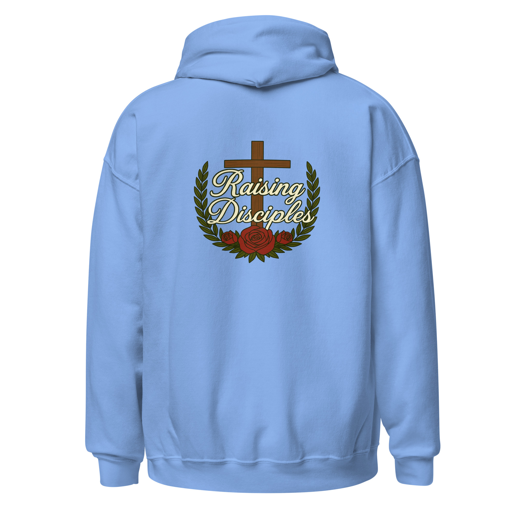 Raising Disciples Christian Hoodie with Roses & Cross Hoodie - Image 23