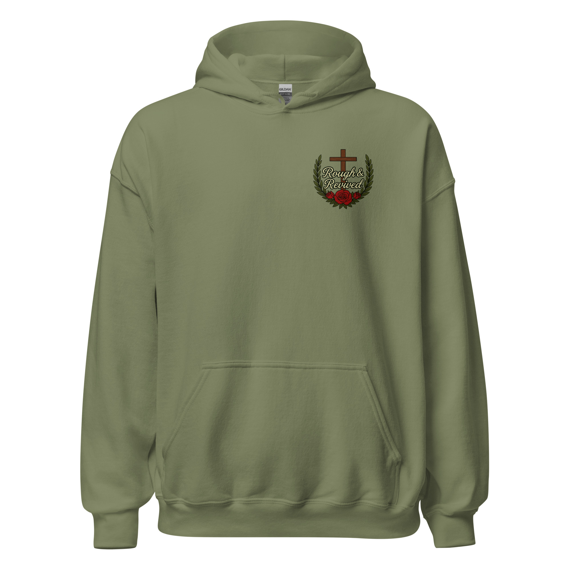 Raising Disciples Christian Hoodie with Roses & Cross Hoodie - Image 18