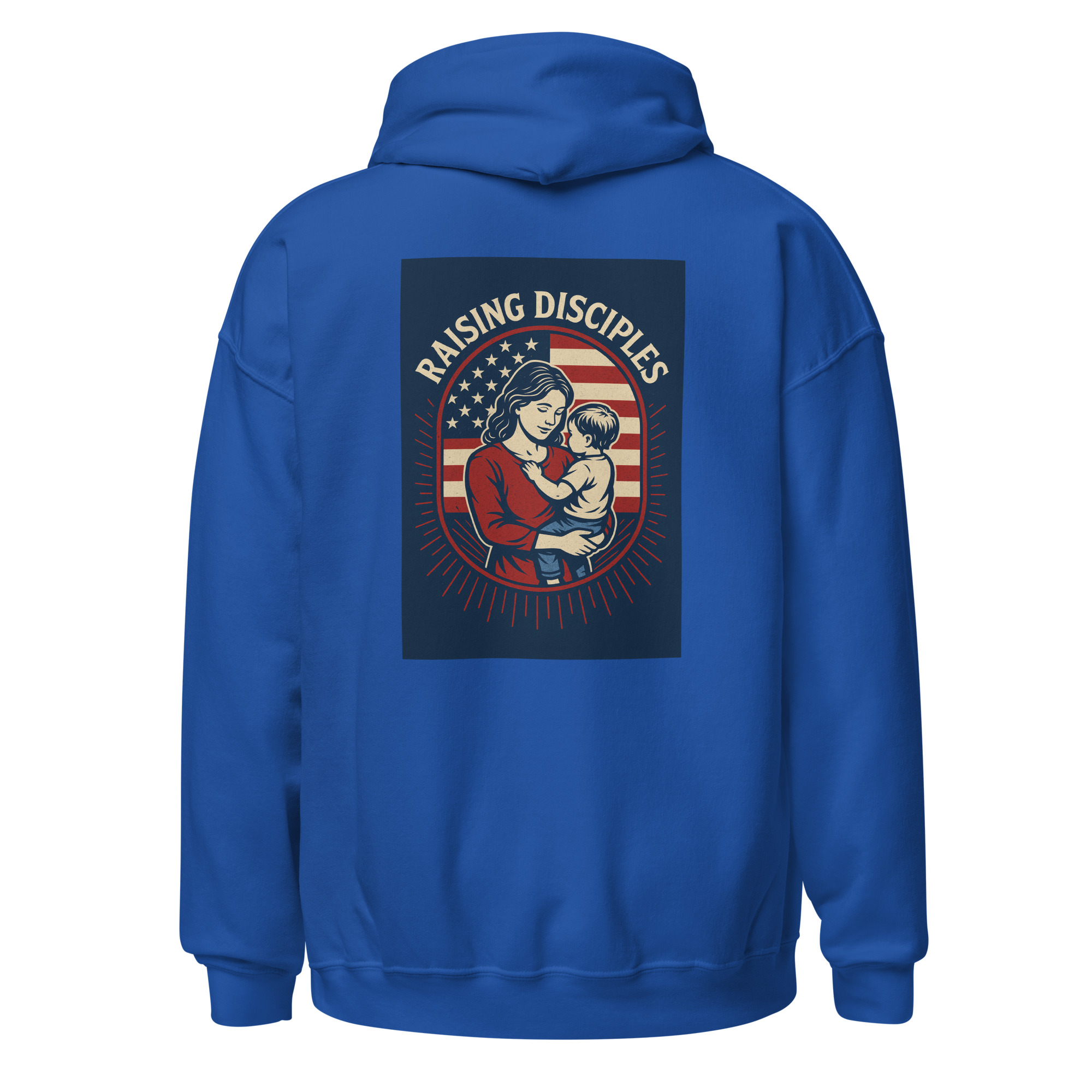 Raising Disciples Patriotic Hoodie | Christian Mom & Child Faith Apparel - Image 15