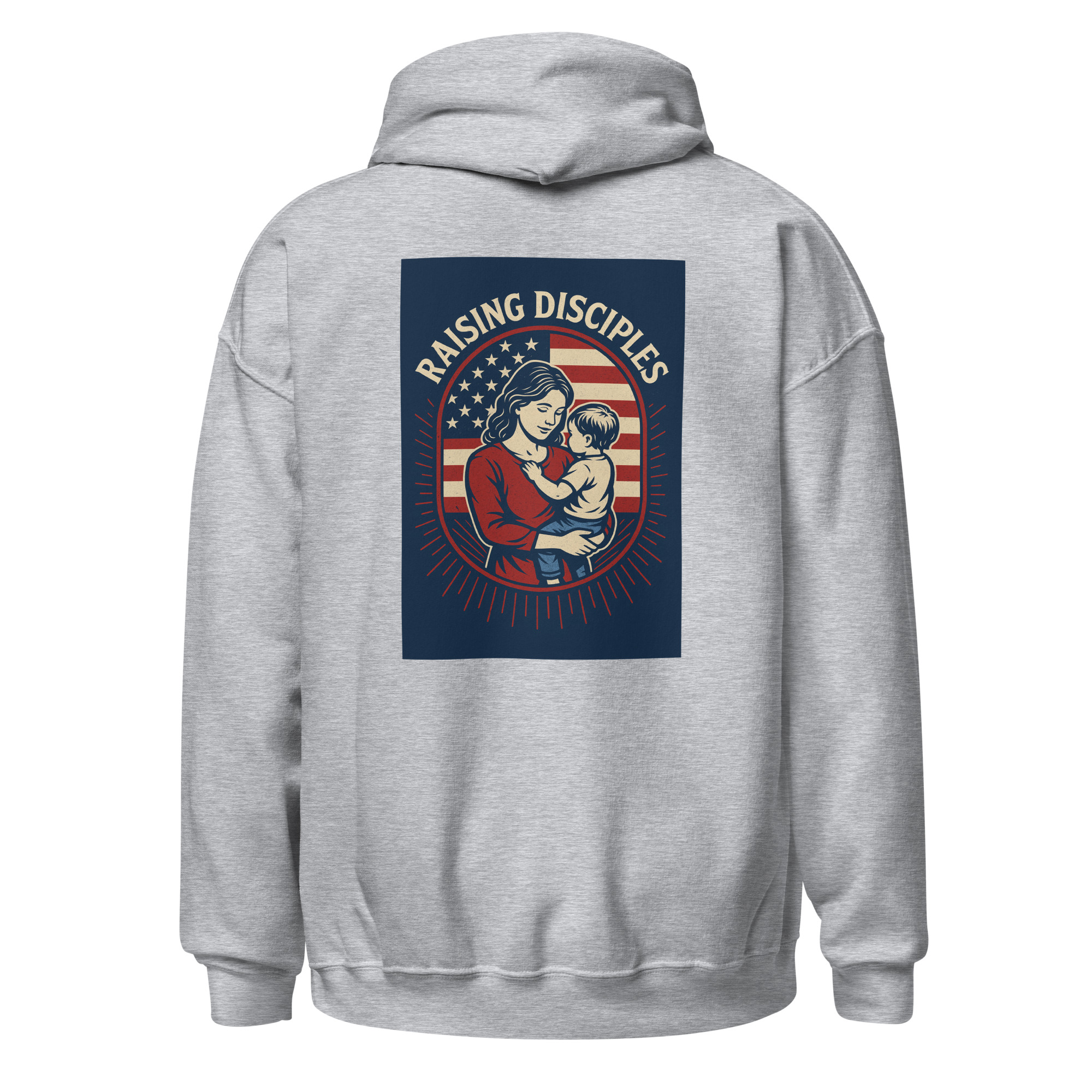 Raising Disciples Patriotic Hoodie | Christian Mom & Child Faith Apparel - Image 19