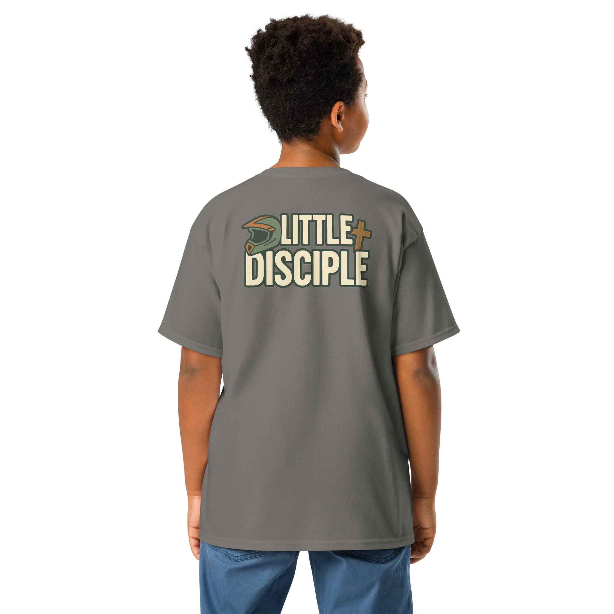 Little Disciple Dirt Bike Tee – Christian Boys Motocross Shirt | Rough & Revived Kids Apparel - Image 14