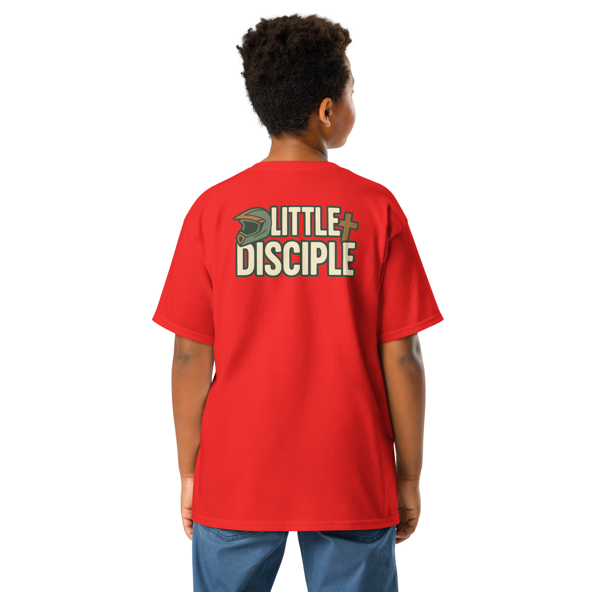 Little Disciple Dirt Bike Tee – Christian Boys Motocross Shirt | Rough & Revived Kids Apparel - Image 8