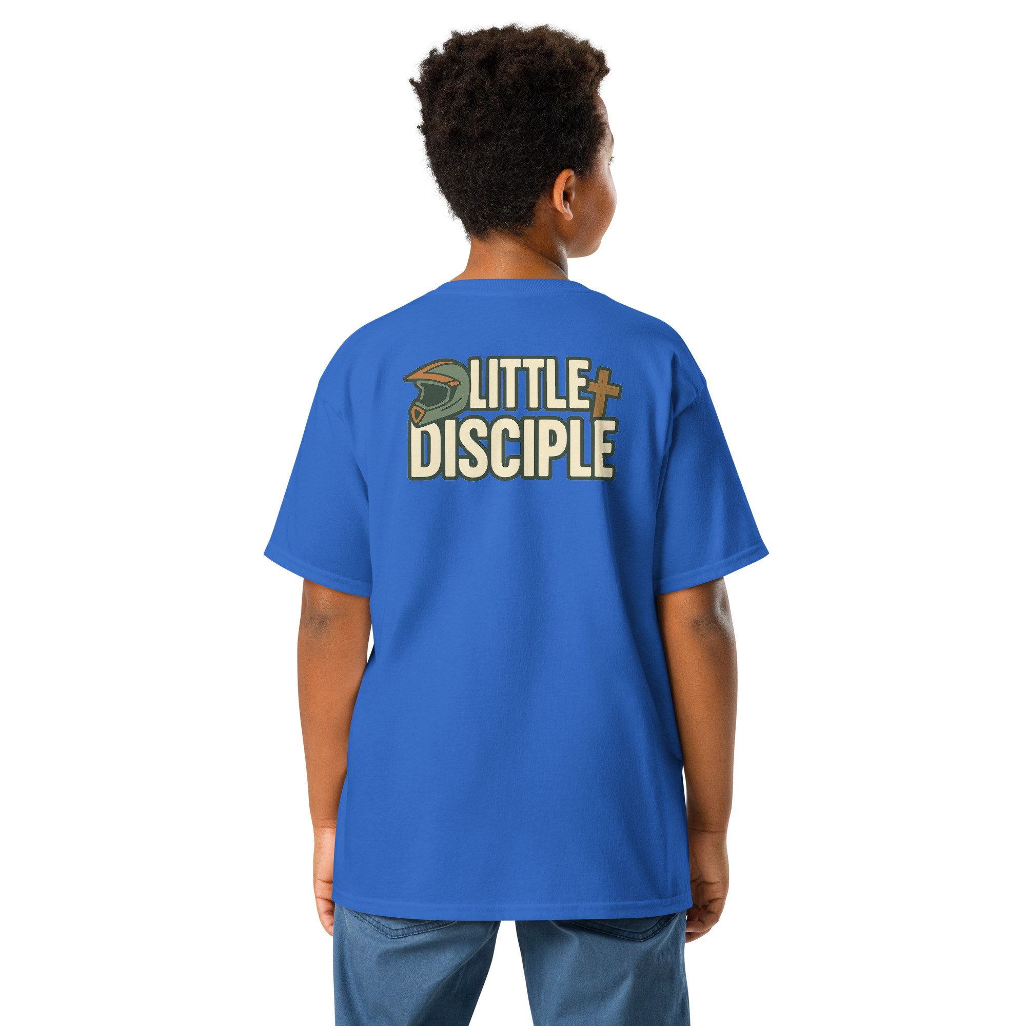 Little Disciple Dirt Bike Tee – Christian Boys Motocross Shirt | Rough & Revived Kids Apparel - Image 11
