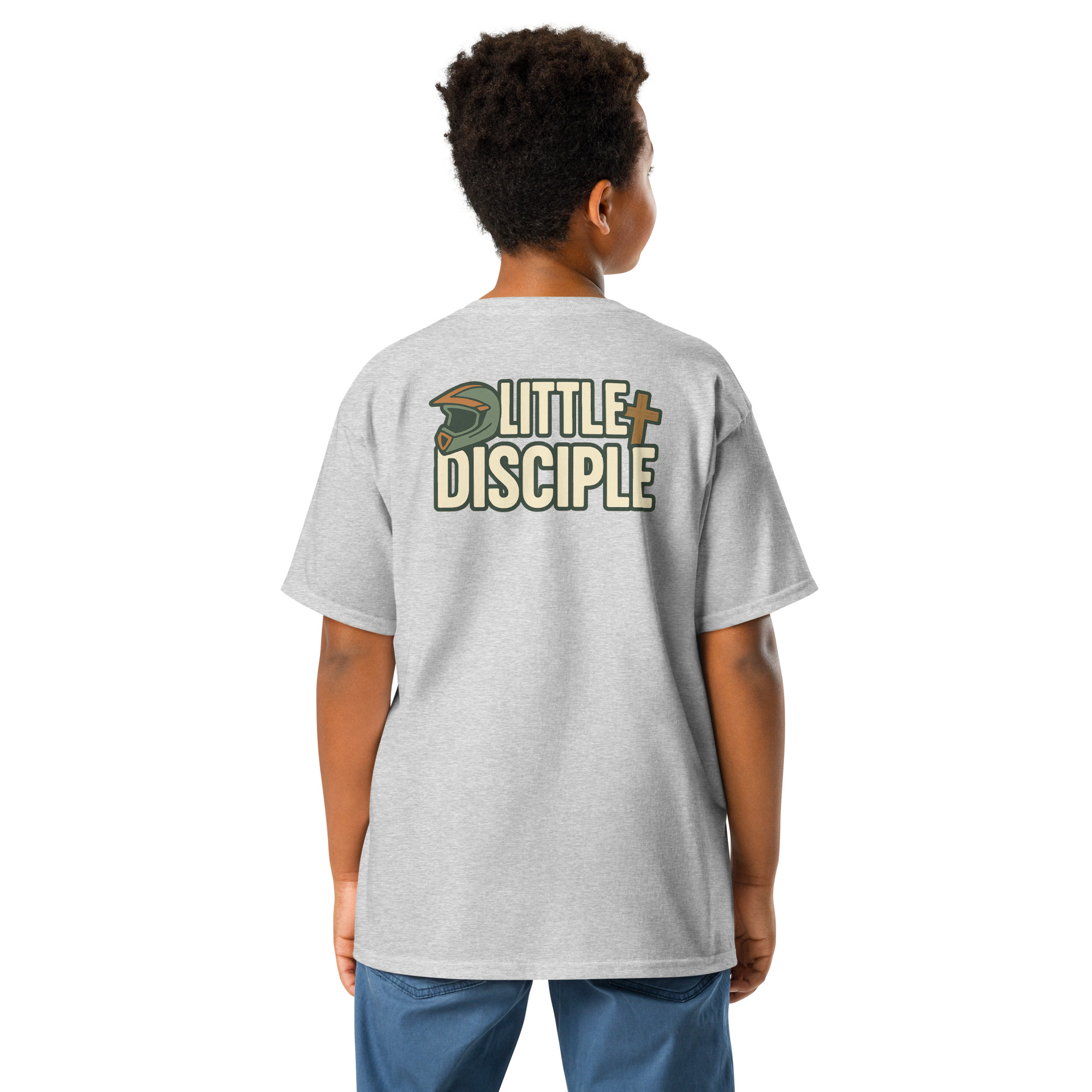 Little Disciple Dirt Bike Tee – Christian Boys Motocross Shirt | Rough & Revived Kids Apparel - Image 17