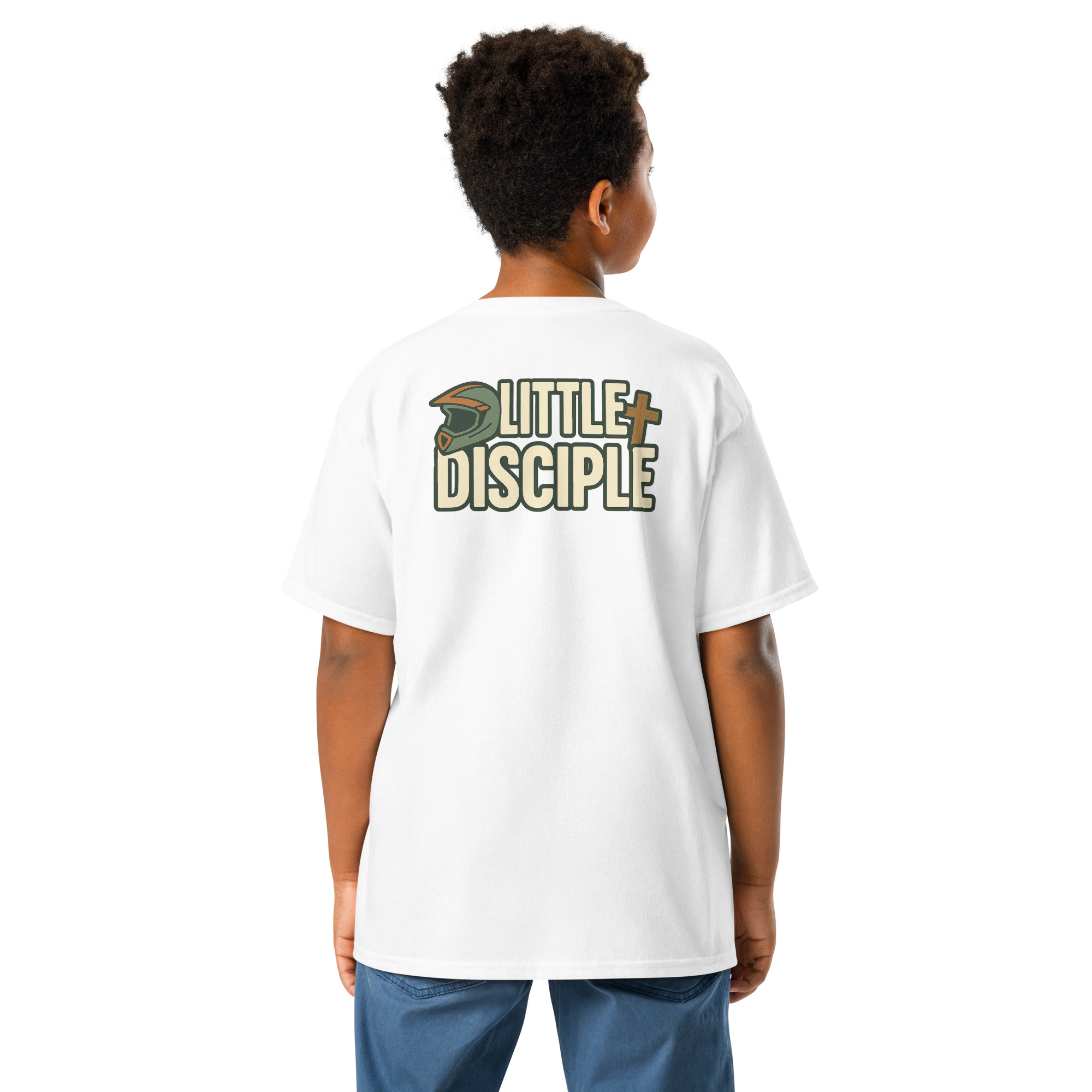 Little Disciple Dirt Bike Tee – Christian Boys Motocross Shirt | Rough & Revived Kids Apparel - Image 20