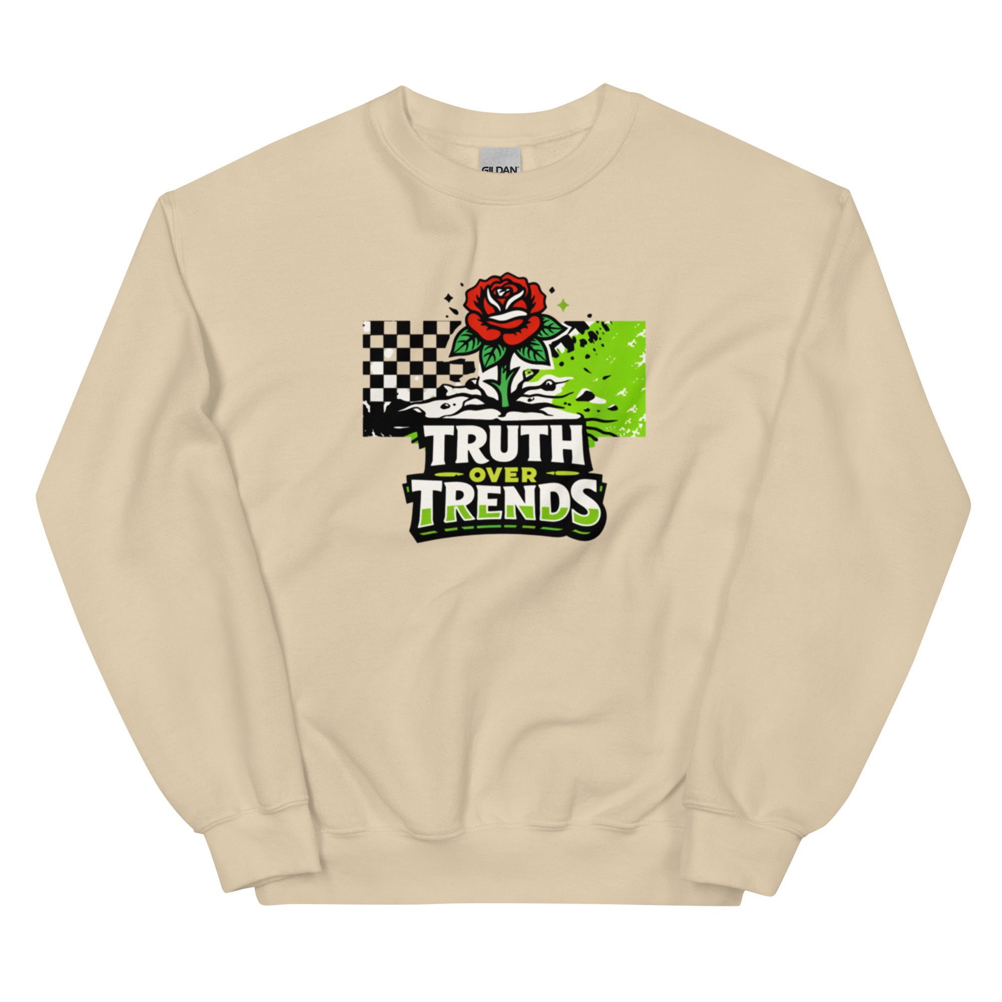 Truth Over Trends Sweater | Christian Streetwear Sweatshirt | Faith Over Culture Youth Apparel | Skater Style Christian Top - Image 25